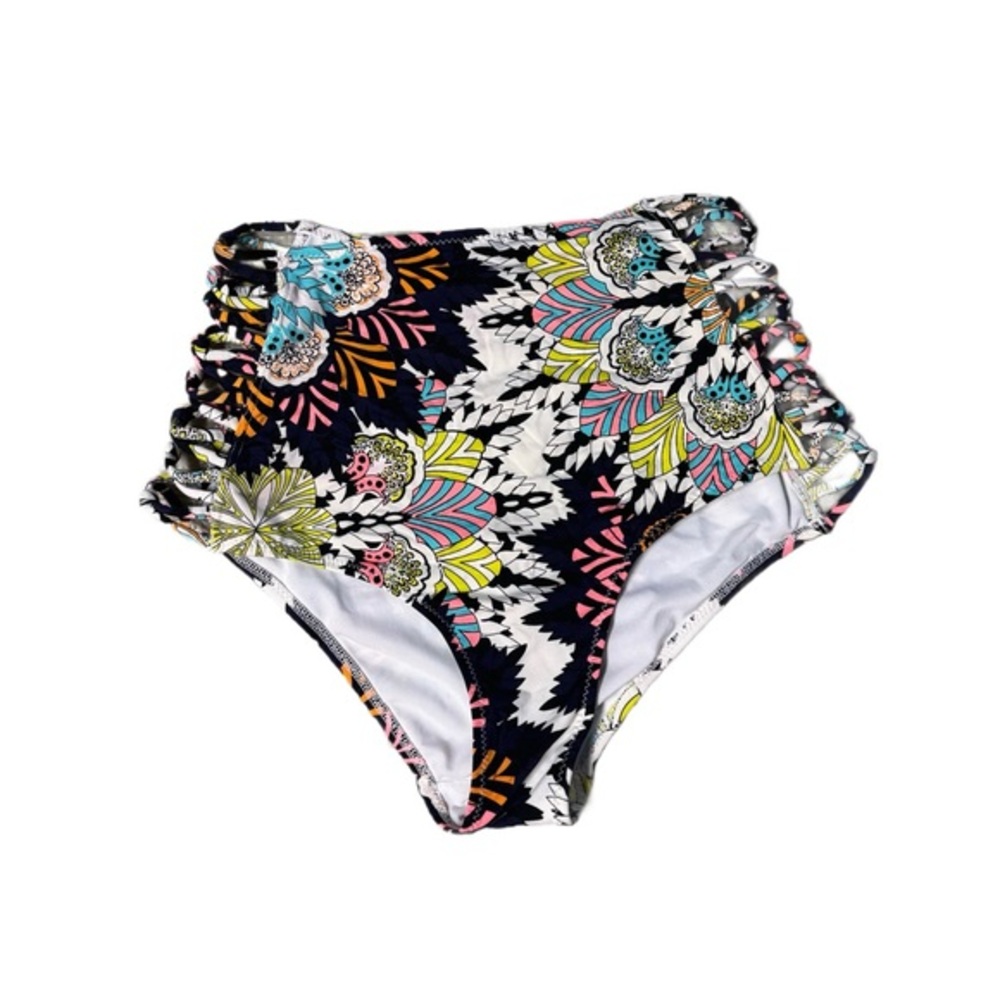 H&M Multicolor Floral Bikini Bottoms